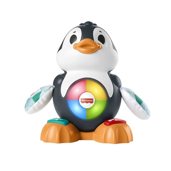 Mattel HCJ59 - Fisher-Price - BlinkiLinkis - Babyspielzeug mit Licht und Sound, Pinguin