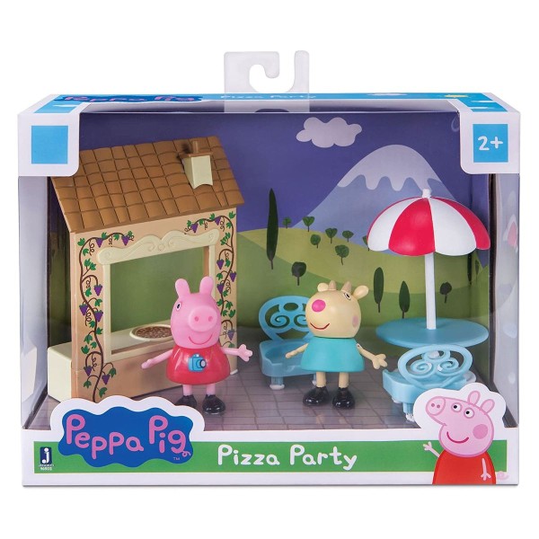 Jazwares 96502 - Peppa Pig - Pizza Party, Spielset