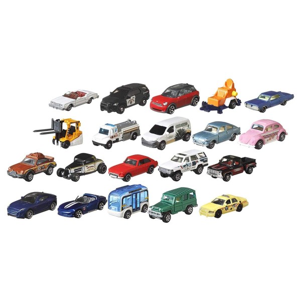 Mattel FGM48 sort. - Matchbox - Die-Cast Fahrzeuge, 20er-Pack, mehrfach sortiert