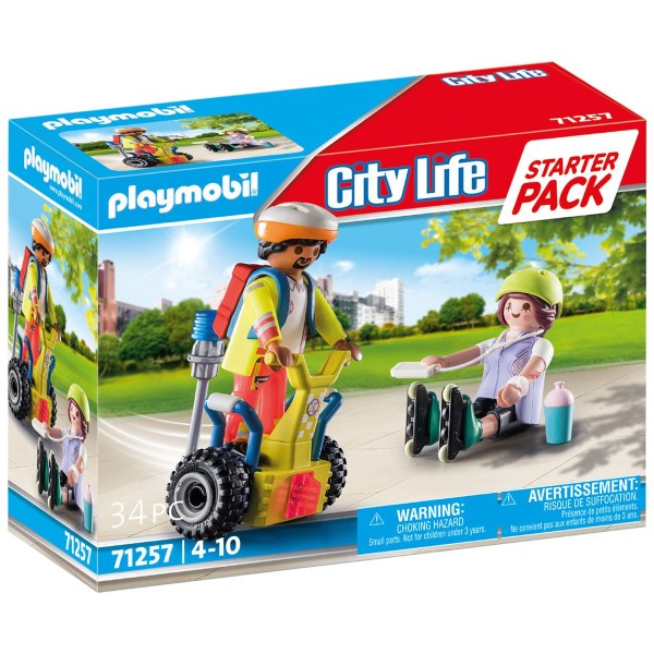 PLAYMOBIL® 71257 - City Life - Starter Pack Rettung mit Balance-Racer