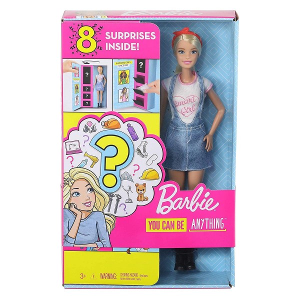 Mattel GLH62 - Barbie - You can be anything - Karriere Puppe, Überraschungsmoden und Accessoires