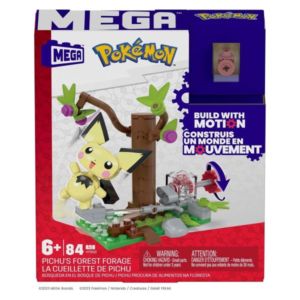 Mattel HPB59 - Mega - Pokémon - Pichus Wald-Futtersuche