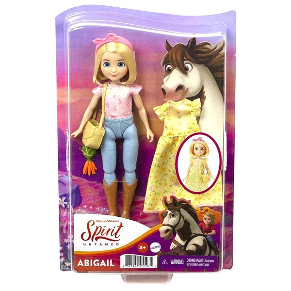 Mattel GXF19 - DreamWorks - Spirit - Puppe mit Zubehör, Abigail