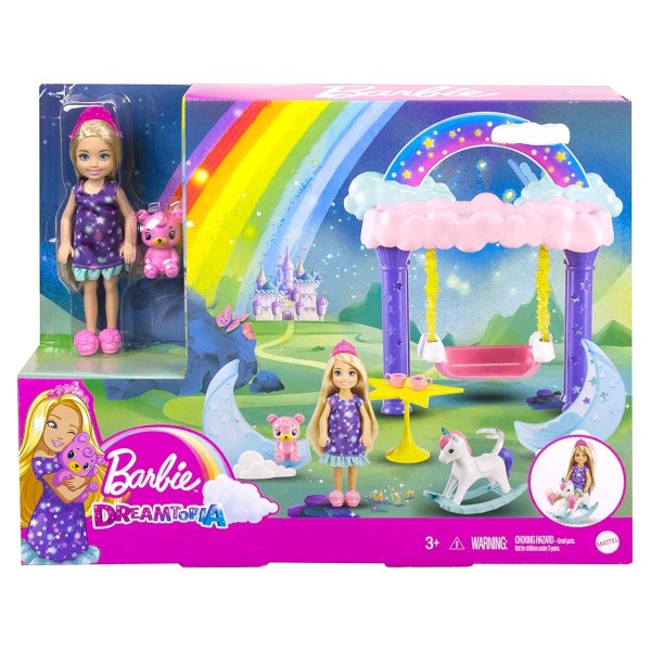 Mattel GTF50 - Barbie - Dreamtopia - Chelsea - Spielset, Feen-Baumhaus