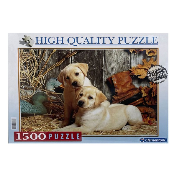 Clementoni 97693 - High Quality Puzzle - Hundewelpen - Labrador, 1500 Teile