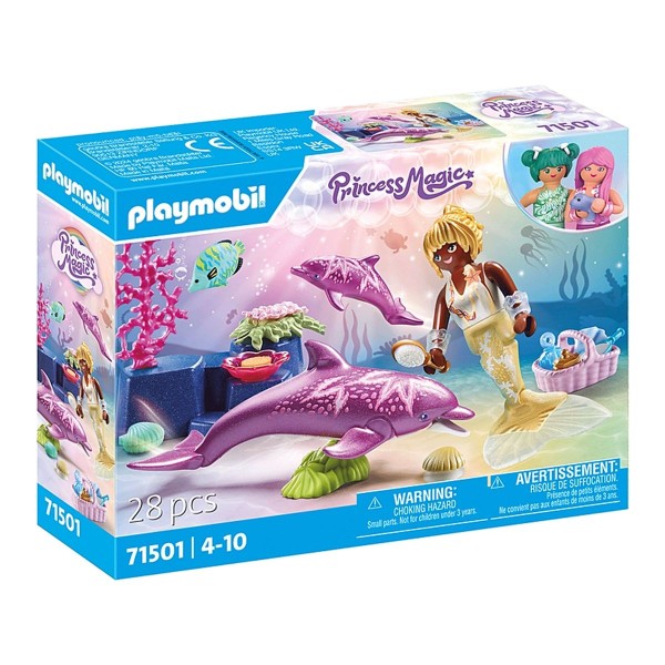 PLAYMOBIL® 71501 - Princess Magic - Meerjungfrau mit Delfinen