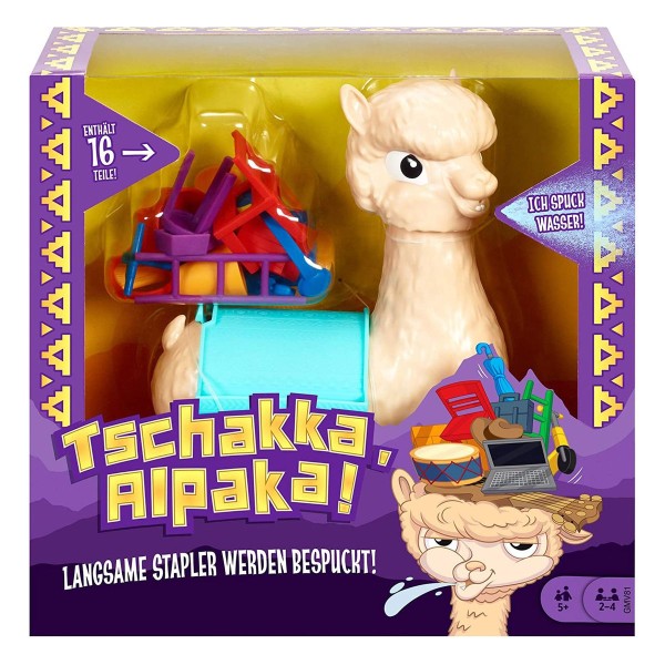 Mattel GMV81 - Kinderspiel, Tschakka Alpaka