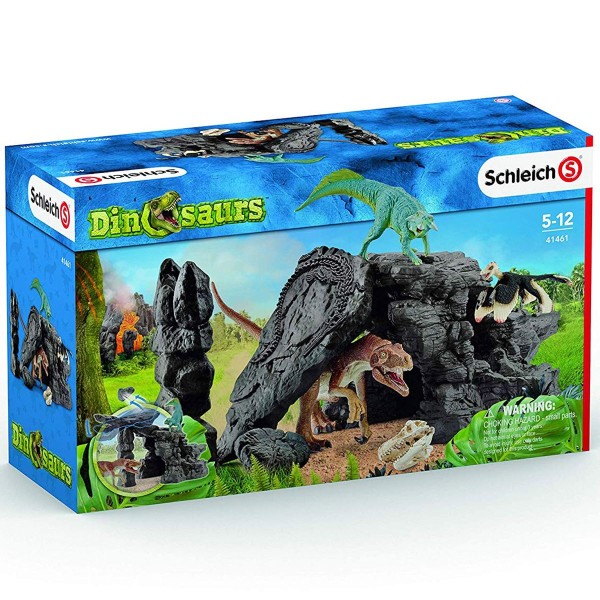 Schleich 41461 2.Wahl - Dinosaurs - Dinoset mit Höhle, Spielset