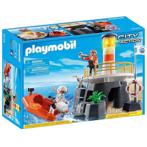 PLAYMOBIL® 5626 - City Action - Leuchtturm mit Rettungsboot