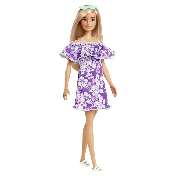 Mattel GRB36 - Barbie - Loves the Ocean - Puppe mit Blumenkleid
