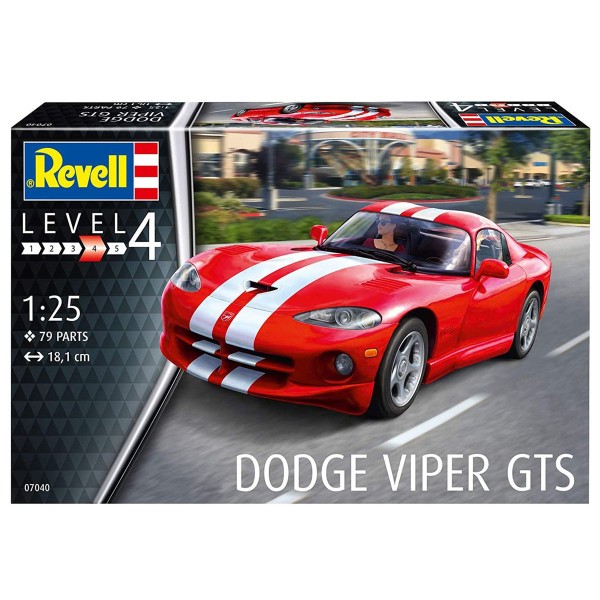 Revell 07040 - Modelbausatz, Dodge Viper GTS, 1:25 Maßstab