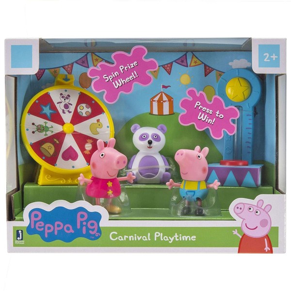 Jazwares PEP0668 - Peppa Pig - Spielset, Jahrmarktsspaß