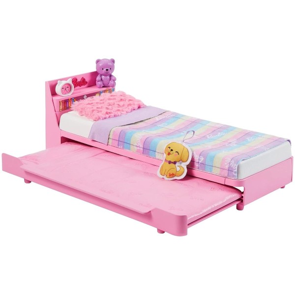 Mattel HMM64 - Barbie - My First - Schlafenszeit - Bett inkl. Zubehör (ohne Puppen)