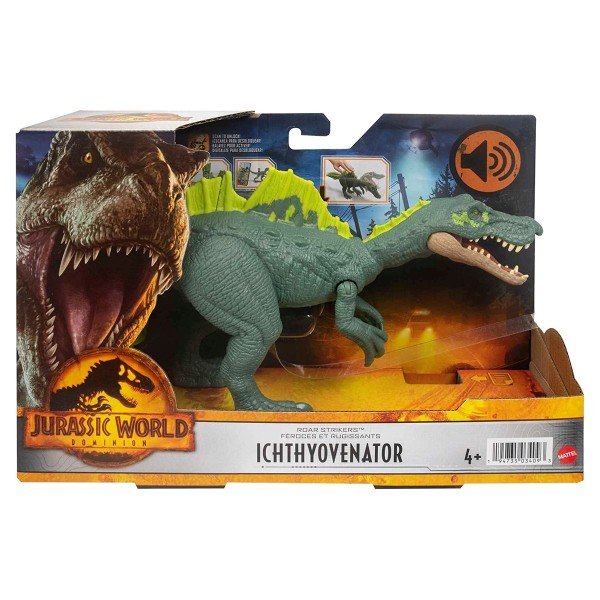 Mattel HDX44 - Jurassic World - Dominion - Ichthyovenator, Dinosaurier Spielfigur