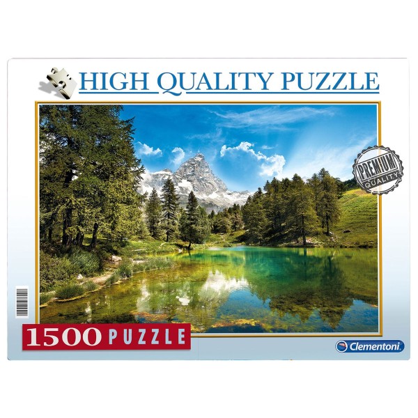 Clementoni 97692 - High Quality Puzzle - Blue Lake, 1500 Teile