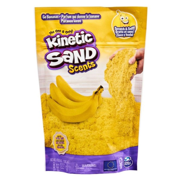 Spin Master 6053900 (20124652) - Kinetic - Duft Sand- Voll Banane