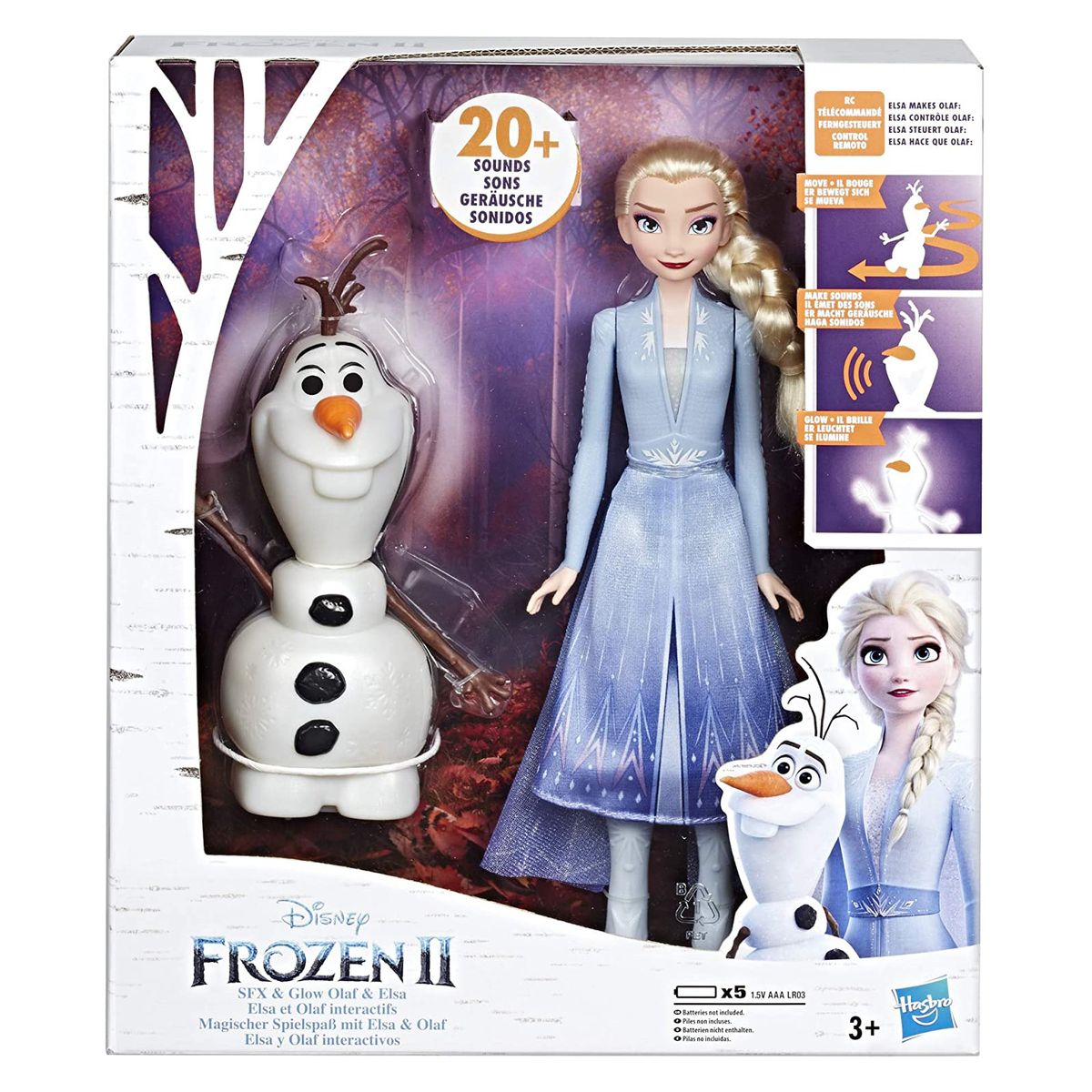 Elsa und Olaf Spielfiguren mit Licht und Sound Disney Frozen II Hasbro E5508 