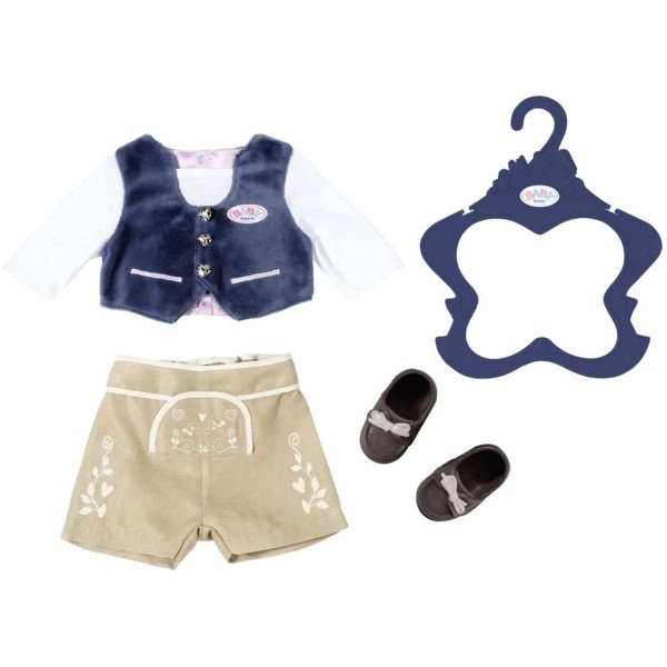 Zapf 824511 - BABY born - Trachten-Outfit, Junge, 43 cm