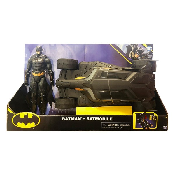 Spin Master 60646258 (20137825) 2.Wahl - Batman - Batmobil mit Batman-Actionfigur ca. 30cm