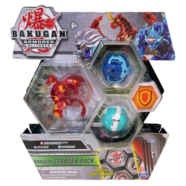 Spin Master 6055886 (20123234) - Bakugan Armored Alliance - Starter Pack inkl. Dragonoid Ultra, Cycl