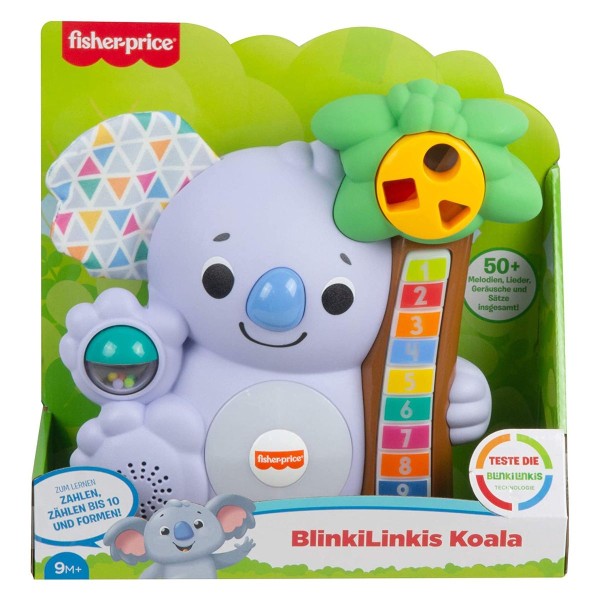 Mattel GRG67 2.Wahl - Fisher-Price - BlinkiLinkis Koala, interaktives Spielzeug