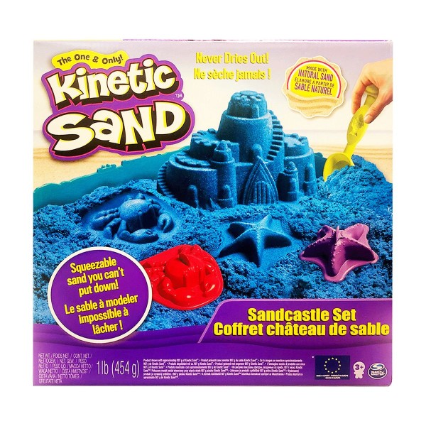 Spin Master 6024397 (20078908) - Kinetic Sand - Sandburg Set blau