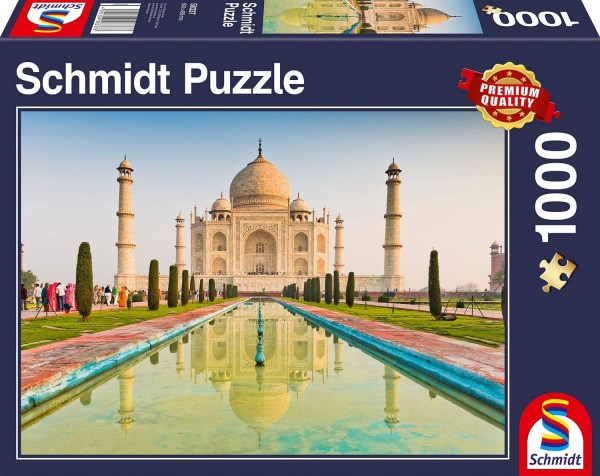 Schmidt 58337 - Premium Quality - Taj Mahal, Puzzle 1000 Teile