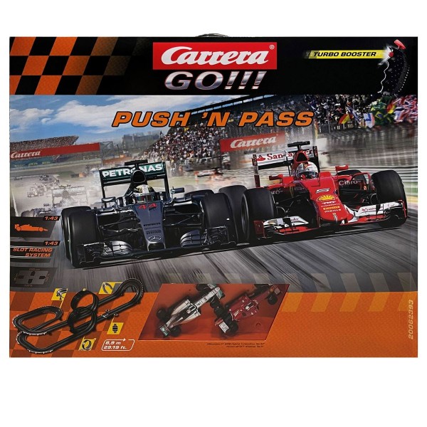 Stadlbauer 20062393 2.Wahl - Carrera GO!!! - Ferrari - Mercedes - Rennstrecke 8,9 Meter, Push 'n Pas