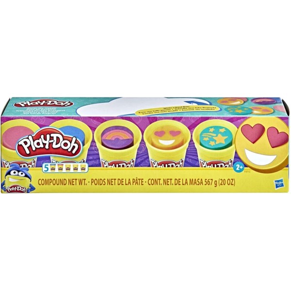 Hasbro F4715 - Play-Doh - Knete, 5-er Pack, 567 g, Fröhliche Farben