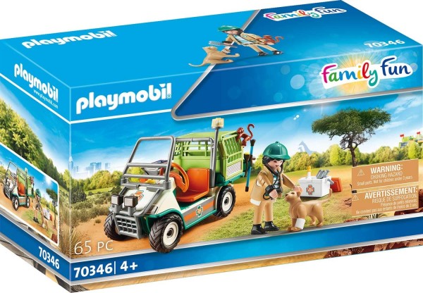 PLAYMOBIL® 70346 - Family Fun - Zoo-Tierarzt mit Fahrzeug