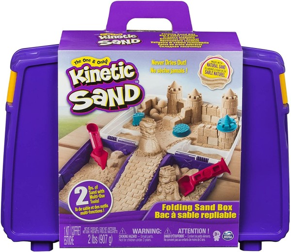 Spin Master 6037447 (20087478) - Kinetic Sand - Koffer mit Spielsand