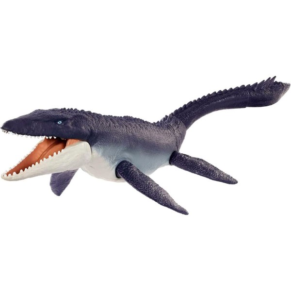 Mattel HHJ15 - Jurassic World - Dominion - Mosasaurus, Schützer der Meere, 71 cm