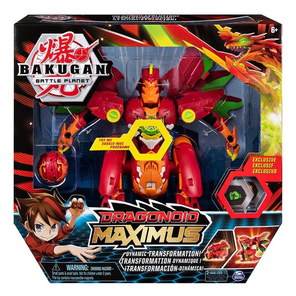 Spin Master 6051243 (20113269) - Bakugan - Dragonoid Maximus mit exklusiven Titan Dragonoid Bakugan