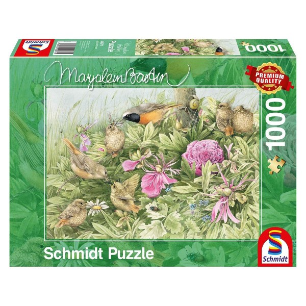 Schmidt 59571 - Premium Quality - Marjolein Bastin - Festmahl auf der Wiese, 1000 Teile Puzzle