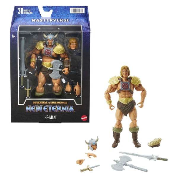 Mattel HDR37 - Master of the Universe - New Eternia - He-Man, Actionfigur