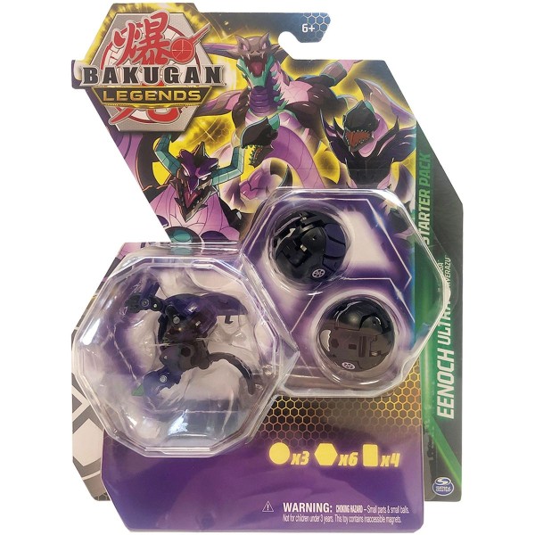 Spin Master 6066092 (20140288) - Bakugan Legends - Starter Pack, Eenoch Ultra, Cimoga & Ryerazu