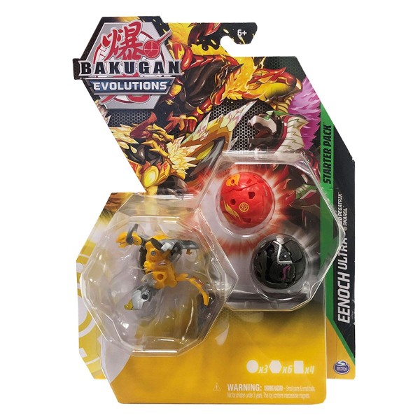 Spin Master 6063071 (20137399) - Bakugan Evolutions - Starter Pack inkl. Eenoch Ultra, Neo Pegatrix