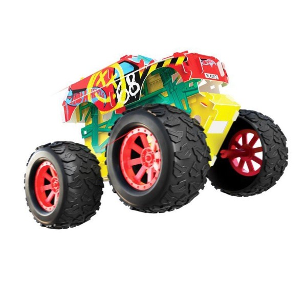 Revell 50316 - Hot Wheels - Maker Kitz -Monster Trucks - Demo Derby, Bausatz, Spielzeugauto 1:32, St