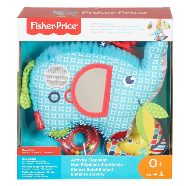 Mattel FDC58 - Fisher-Price - Lernspielzeug, Kleiner Spiel-Elefant