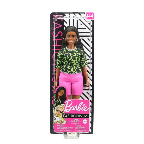 Mattel GYB00 - Barbie - Fashionistas - Puppe, Leoparden-Look
