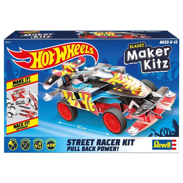 Revell 50311 - Hot Wheels - Blazed Maker Kitz - Winning Formula, Bausatz, Spielzeugauto 1:32, schwar