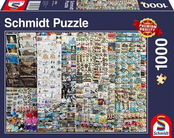 Schmidt 58394 - Premium Quality - Souvenirstand, 1000 Teile Puzzle
