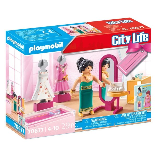 PLAYMOBIL® 70677 - City Life - Geschenkset "Festmodenboutiqe"