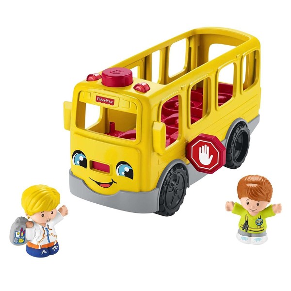 Mattel HJN36 - Fisher-Price - Little People - Schulbus mit Spielfiguren und Sound