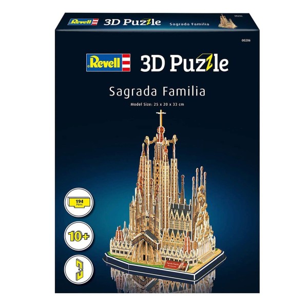Revell 00206 - 3D-Puzzle, 184 Teile, Sagrada Familia