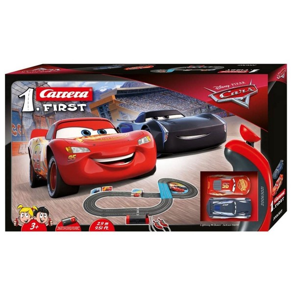 Stadlbauer 20063021 2.Wahl - Carrera 1. First - Disney Pixar Cars - Rennstrecke 2,9m, Lightning McQu