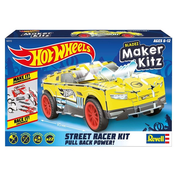 Revell 50313 - Hot Wheels - Blazed Maker Kitz - Twinduction - Bausatz, Spielzeugauto 1:32, Street Ra