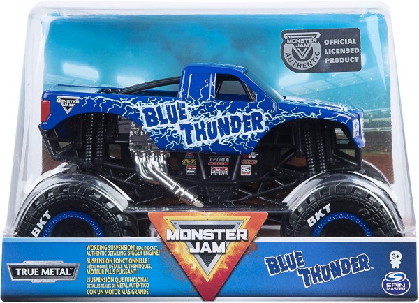 Spin Master 6044869 (20105206) - Monster Jam - Monster Truck Blue Thunder im Maßstab 1:24