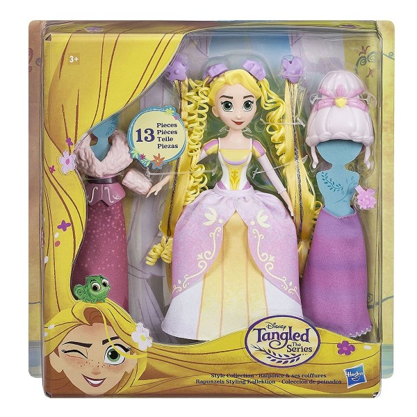 Hasbro C1751 - Disney - Rapunzel - Puppe mit Styling-Kollektion, 13 Teile