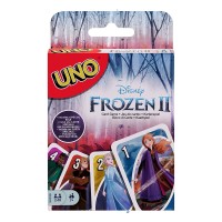 Mattel GKD76 - Uno - Disney - Frozen II - Kartenspiel mit 112 Karten, Die Eiskönigin 2